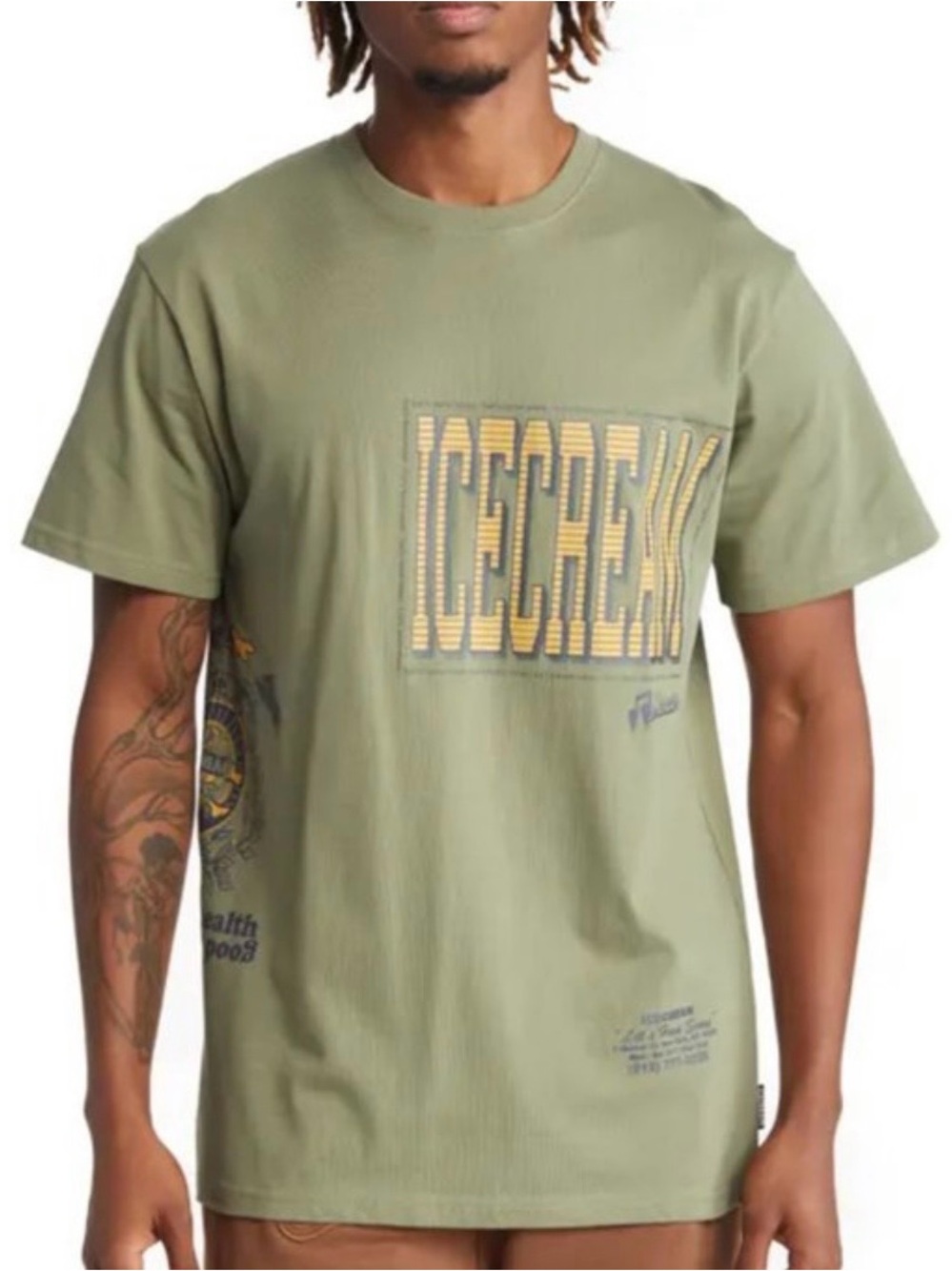 ICECREAM Men’s Mercer Cotton Tee - Deep Lichen Green